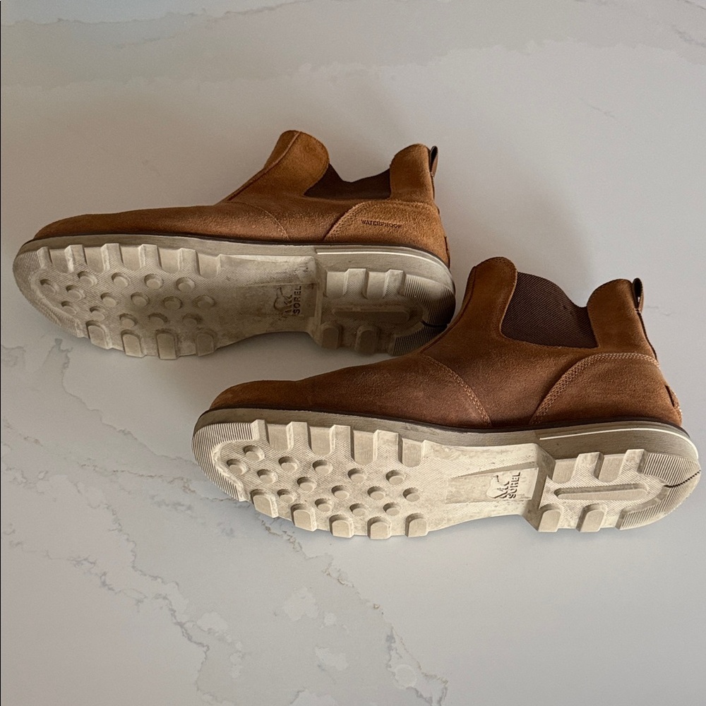 Sorel Men's Tan Chelsea Boots - Picture 2 of 3